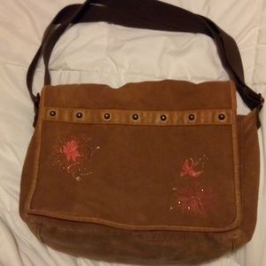 OLD NAVY SATCHEL BROWN